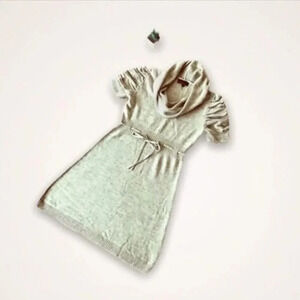 Takeout-women knit/shortsleeve/cowlneck dr…